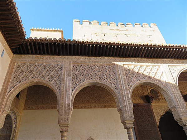 177-Миртовыи двор и башня Комарес, Альгамбра, Гранада